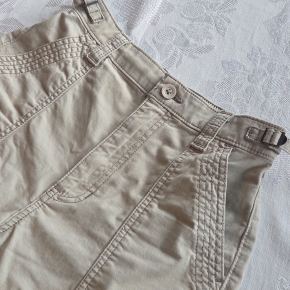 *Light Tan* Hollister Ultra High Rise Baggy Cargo Pants Size 24-25 (000R) - Picture 3 of 16